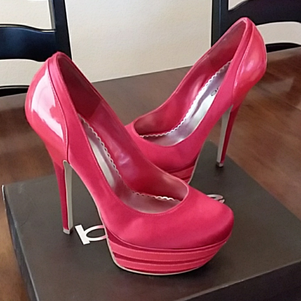 bebe Red Heels